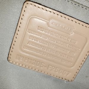 Silver Coach Purse- Peyton